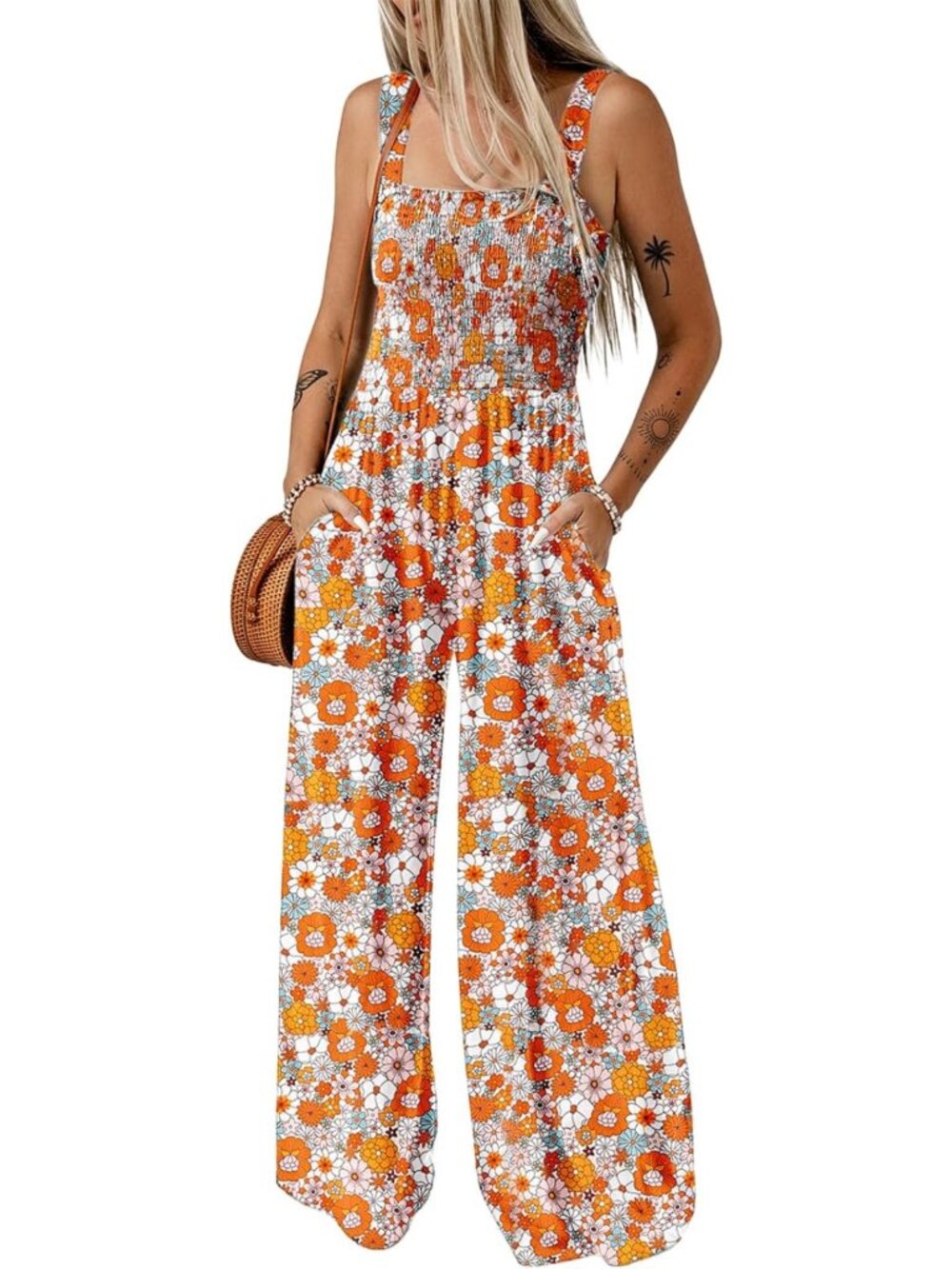 Chic Women's Loose Jumpsuit Overalls - Sleeveless One-Piece Romper for Summer